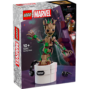 LEGO Super Heroes Marvel: Groot Bailarín 76297 para Merchandising en GAME.es