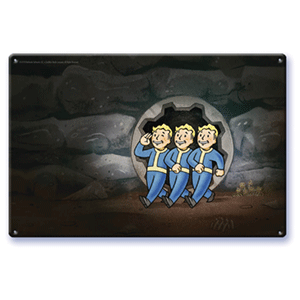 Litografía Fallout: Vault Boys