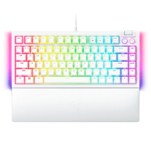 Razer BlackWidow V4 75% USB QWERTY Inglés de EE. UU. Blanco - Teclado Gaming (REACONDICIONADO) Razer BlackWidow V4 75% USB QWERTY Inglés de EE. UU. Blanco - Teclado Gaming (REACONDICIONADO)