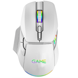 GAME MX-W3 Wireless RGB 3200DPI Blanco - Raton Gaming