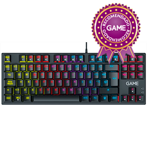 GAME KX5 Mecanico TKL RGB Red Switch Spanish Layout Negro - Teclado Gaming