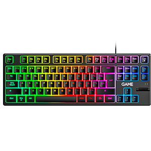 GAME KX3 Membrana TKL RGB Spanish Layout Negro - Teclado Gaming