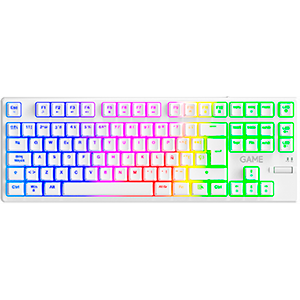 GAME KX3 Membrana TKL RGB Spanish Layout Blanco - Teclado Gaming