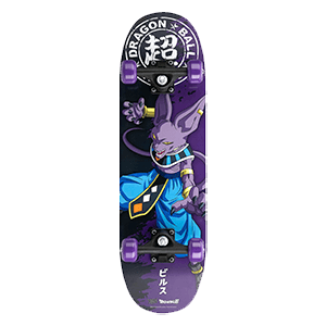 Tabla de Skate Dragon Ball: Beerus 31" Aluminium Trucks
