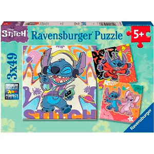 Puzle 3X49 Pz Disney Stitch
