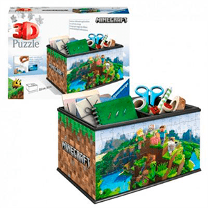 Puzle 3D Storage Box - Minecraft