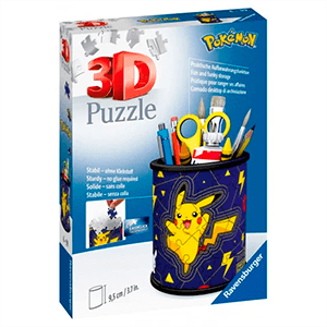 Puzle 3D Portalápices Pokemon