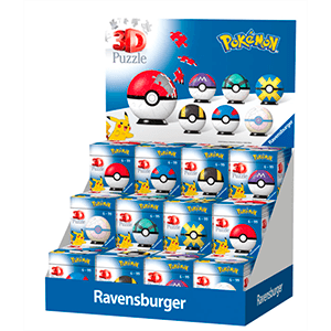 Puzle 3D Display Pokeball 2024