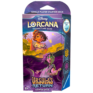 Disney Lorcana: Ursula´s Return Starter Deck A - Amber & Amethyst Inglés para Merchandising en GAME.es