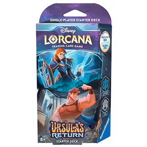 Disney Lorcana: Ursula´s Return Starter Deck B - Sapphire & Steel Inglés para Merchandising en GAME.es