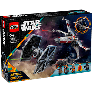 LEGO Star Wars: Caza TIE y Ala-X Fusionados 75393 para Merchandising en GAME.es