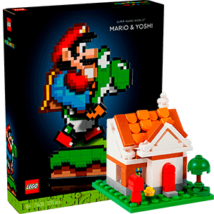 LEGO Super Mario: Super Mario World Mario y Yoshi 71438