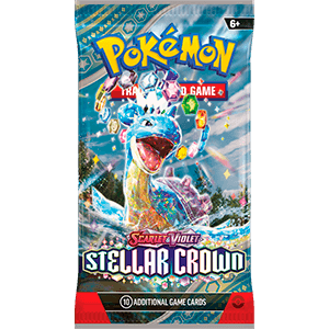 Sobre de cartas Pokemon Scarlet and Violet Stellar Crown (Inglés)