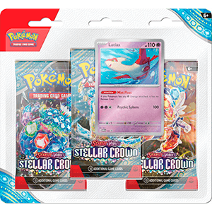 Pack de cartas coleccionables Pokémon Stellar Crown