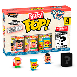Bitty POP Pack 4 Figuras Retro Mr. Potato Head