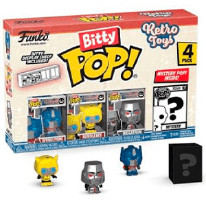Bitty POP Pack 4 Figuras Retro Toys Transformers