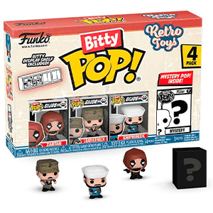 Bitty POP Pack 4 Figuras Retro Toys GI Joe
