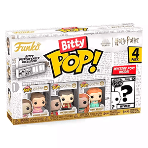 Bitty POP Pack 4 Figuras Harry Potter Hermione Granger