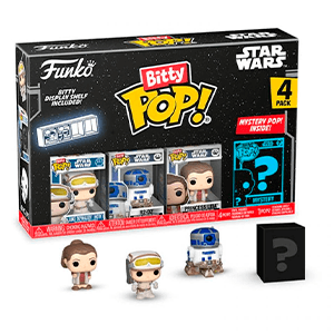 Bitty POP Pack 4 Figuras Star Wars Luke Skywalker en GAME.es