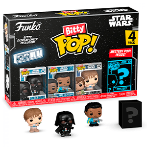 Bitty POP Pack 4 Figuras Star Wars Darth Vader