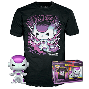 Camiseta + Figura Pop Dragon Ball Z: Freezer FF Talla S