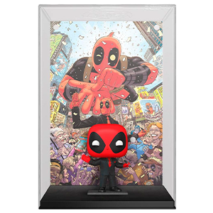 Figura Pop Comic Cover Marvel Deadpool in Black Suit