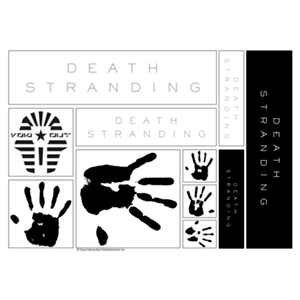 Sticker Death Stranding: Logo and Hands