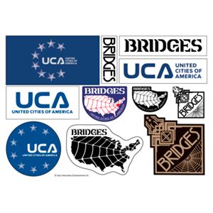 Sticker Death Stranding: World Brands