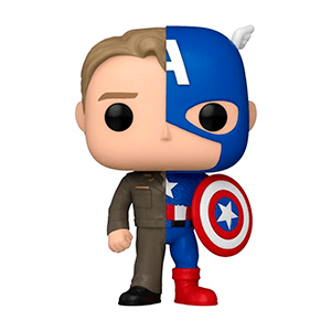 Figura Pop Marvel Comic: Split Captain A/Steve R