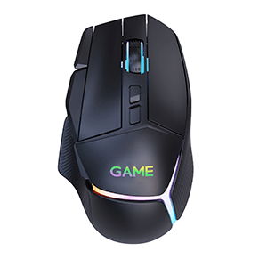 GAME MX-W5 Ratón Inalámbrico Gaming RGB BT+2,4Ghz+USB