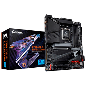 GIGABYTE Z790 Aorus Elite AX DDR4 (REV 1.0) LGA 1700 ATX - Placa Base Gaming