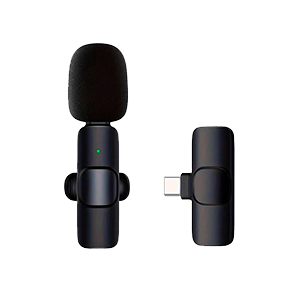 Mini Micrófono inalámbrico de solapa para smartphone (USB-C)
