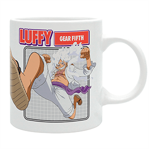 Taza One Piece Luffy Gear 5th 320ml para Merchandising en GAME.es