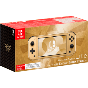 Nintendo Switch Lite Hyrule Edition + 12 meses Nintendo Switch Online