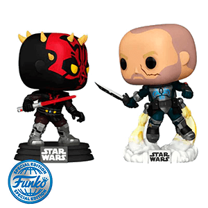 Pack Figuras POP Star Wars: CW Duels-Maul/Vizsla (2 Figuras) (REACONDICIONADO)