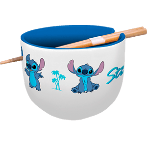 Bowl de Ramen con palillos Stitch