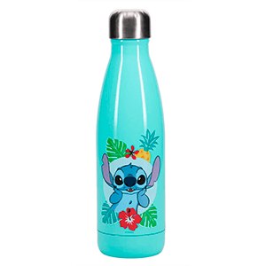 Botella metálica Stitch hawaiano Lilo & Stitch