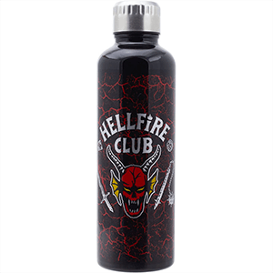 Botella metálica de 500 ml con licencia oficial de STRANGER THINGS.