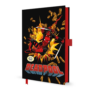 Cuaderno premium A5 con luz Marvel Deadpool