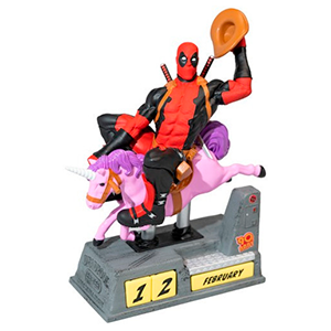 Calendario perpetuo 3D Marvel Deadpool