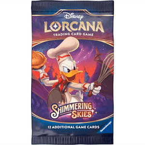 Disney Lorcana: Shimmering Skies Booster Pack Individual (Inglés)