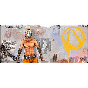 Alfombrilla Ratón XL Borderlands Psycho Graffiti