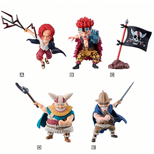 Figura coleccionable One Piece Red Hair Pirates 01 de 7cm (surtido)