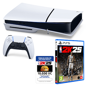 PlayStation 5 Stand Modelo Slim + NBA 2K25 + 10.000 C.V