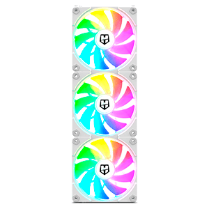 Nox Easy Link 12cm Blanco 3Uds - Ventilador (REACONDICIONADO)
