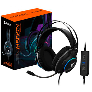 Gigabyte Aorus H1 7.1 Surround Negro PC - Auriculares Gaming para PC Hardware en GAME.es