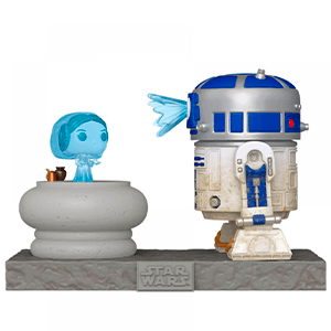 Figura POP Deluxe R2-D2 con Leia