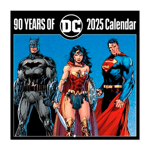 CALENDARIO 2025 DC COMICS 90 ANIVERSARIO 30X30cm