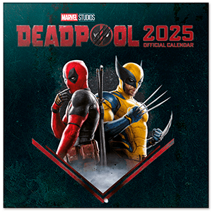 CALENDARIO 2025 MARVEL DEADPOOL 30X30cm