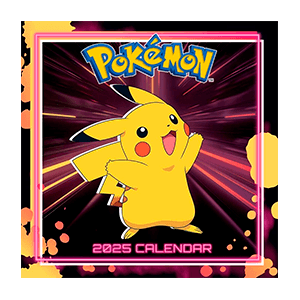 CALENDARIO 2025 POKEMON 30X30cm